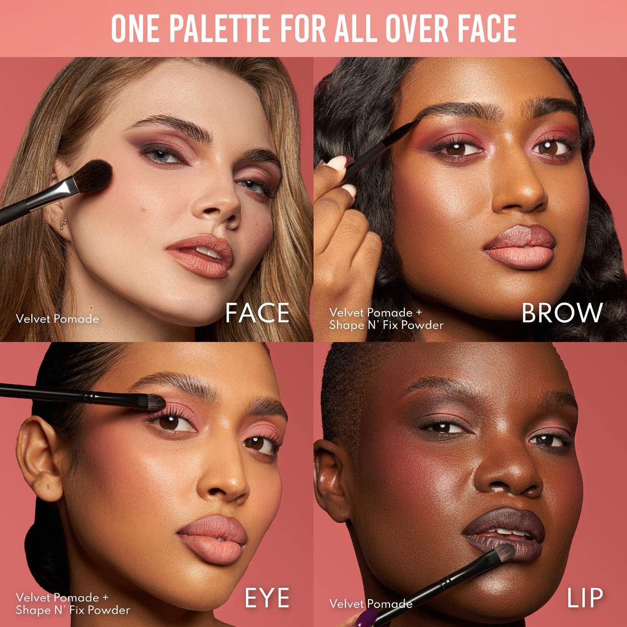 Danessa Myricks Beauty Groundwork: Blooming Romance - Palette For Eyes, Brows, Face & Lips*Pre-Orden*