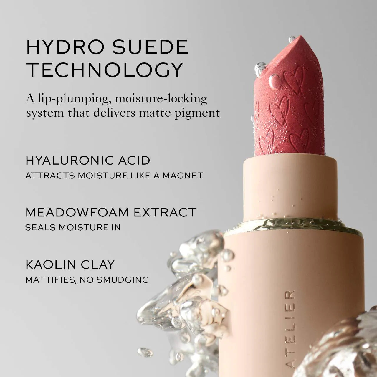 Westman Atelier Lip Suede Hydrating Matte Lipstick with Hyaluronic Acid *Pre-Orden*