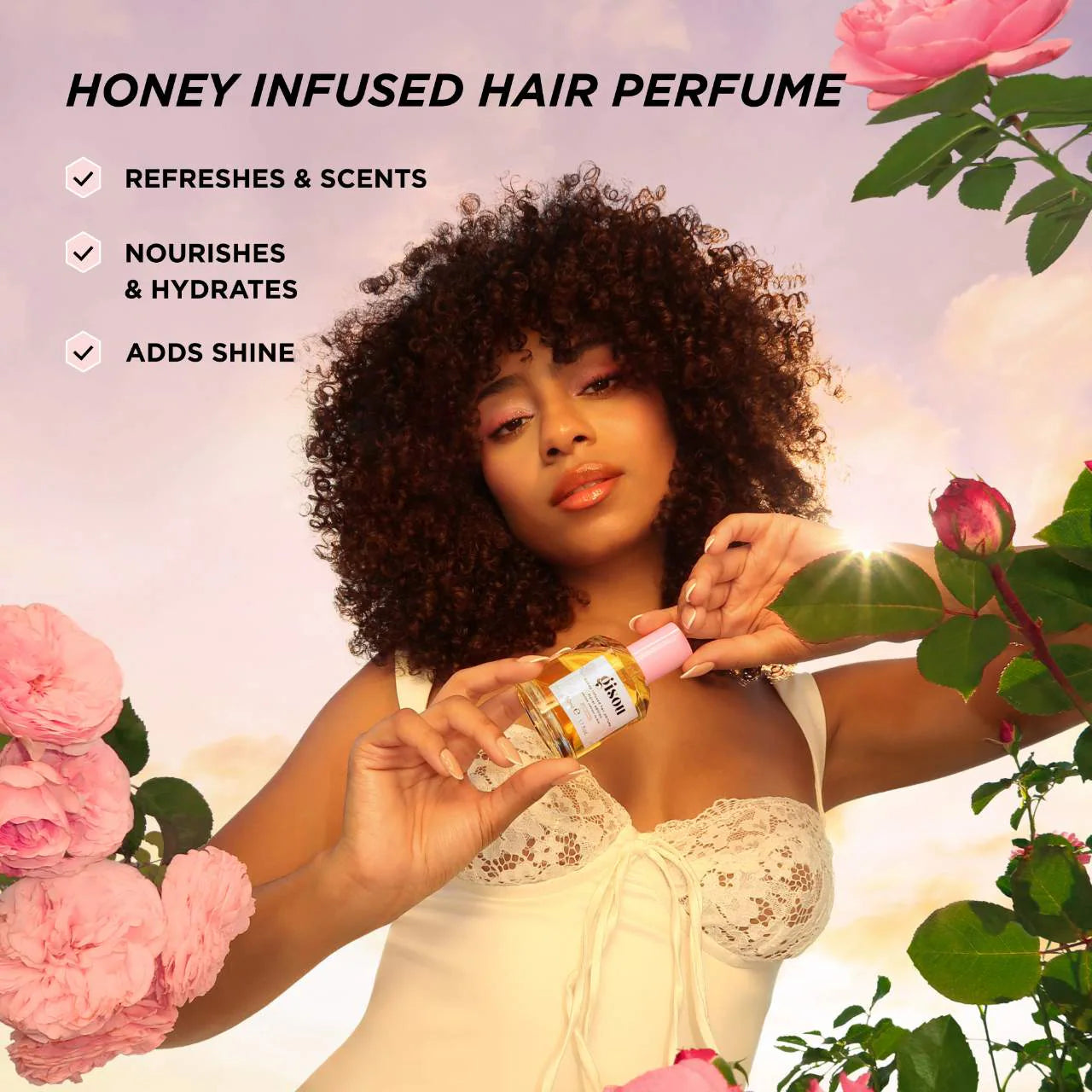 Gisou Honey Infused Hair Perfume - Wild Rose  *Pre-Orden*