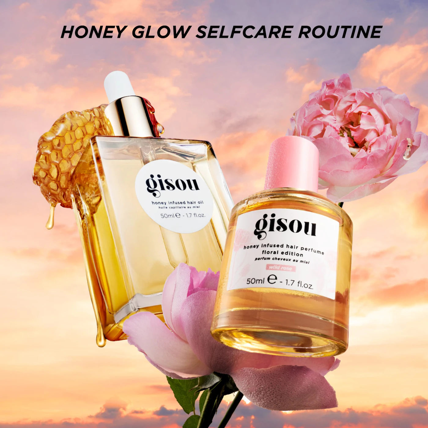 Gisou Honey Infused Hair Perfume - Wild Rose  *Pre-Orden*