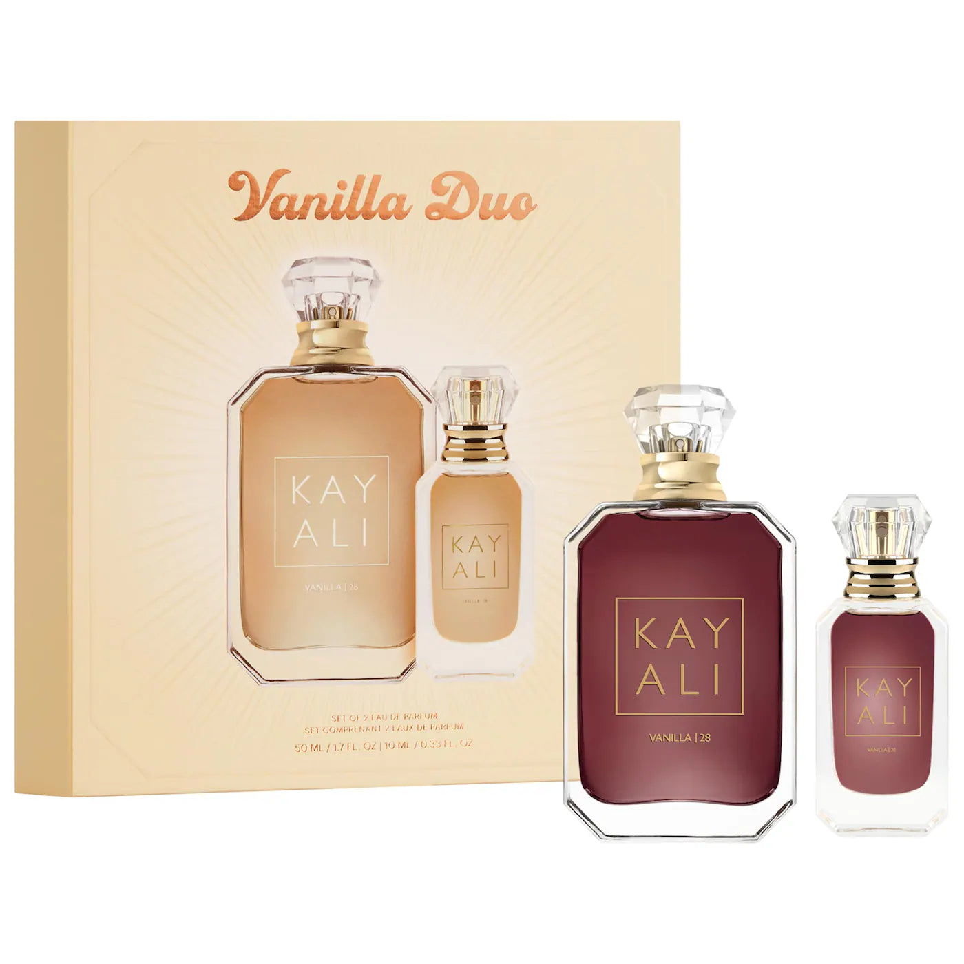 KAYALI VANILLA | 28 Eau de Parfum Fragrance Duo LIMITED EDITION *Pre-Orden*