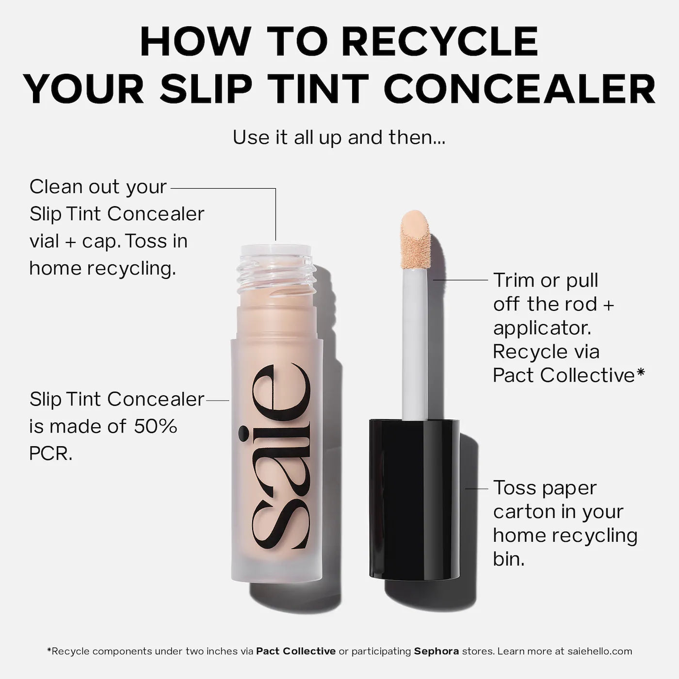 Saie Slip Tint Radiant All-Over Concealer with Niacinamide *Pre-Orden*