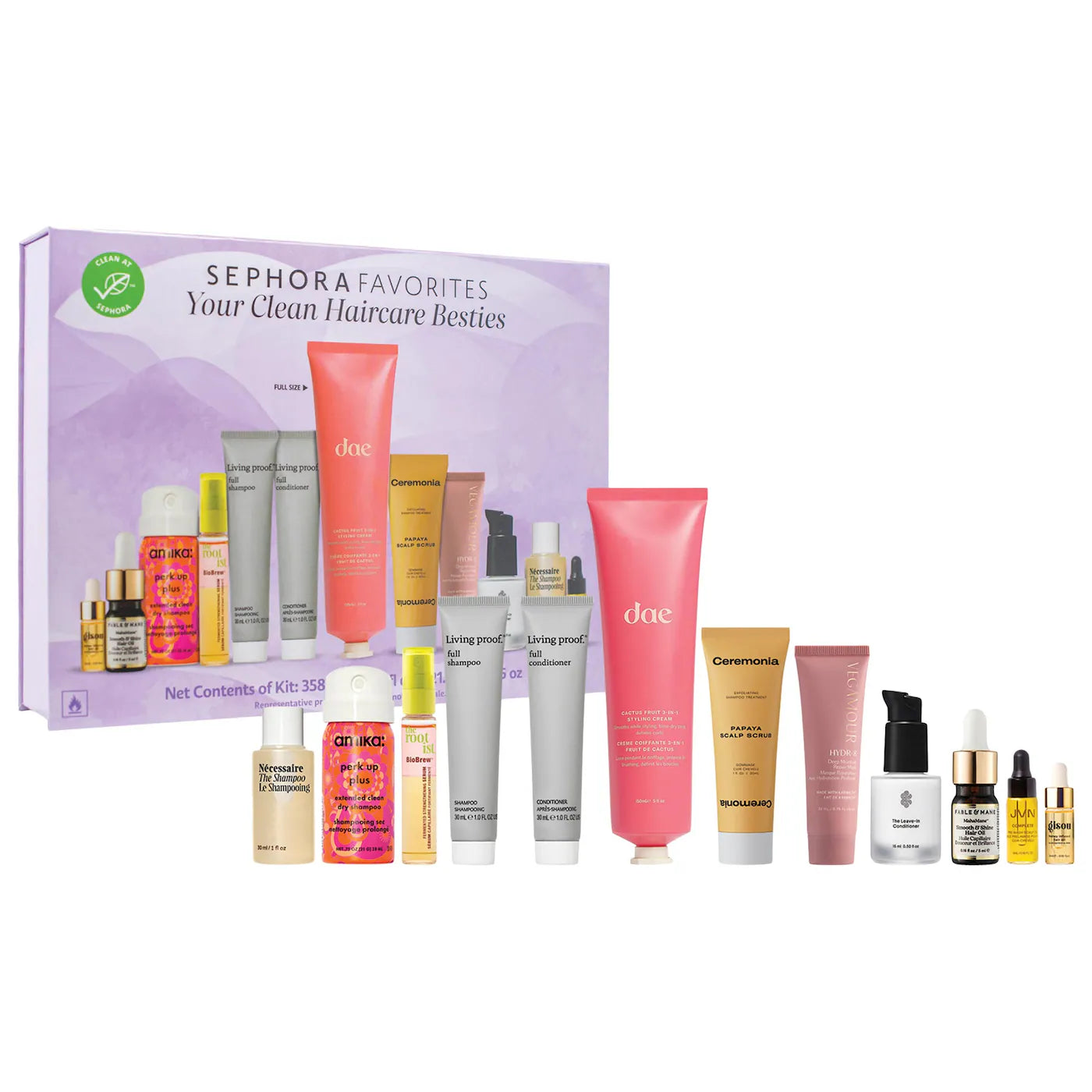 Sephora Favorites Clean Haircare Besties Kit *Pre-Orden*