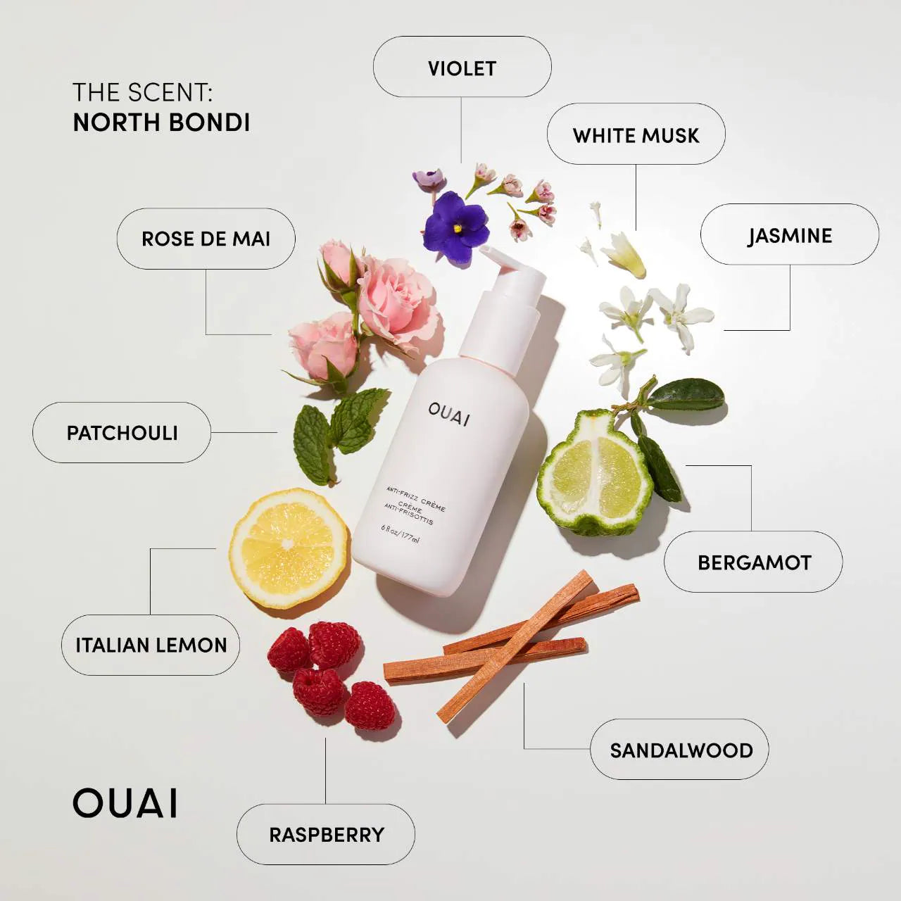 OUAI Mini Anti-Frizz Hair Styling Cream *Pre-Orden*