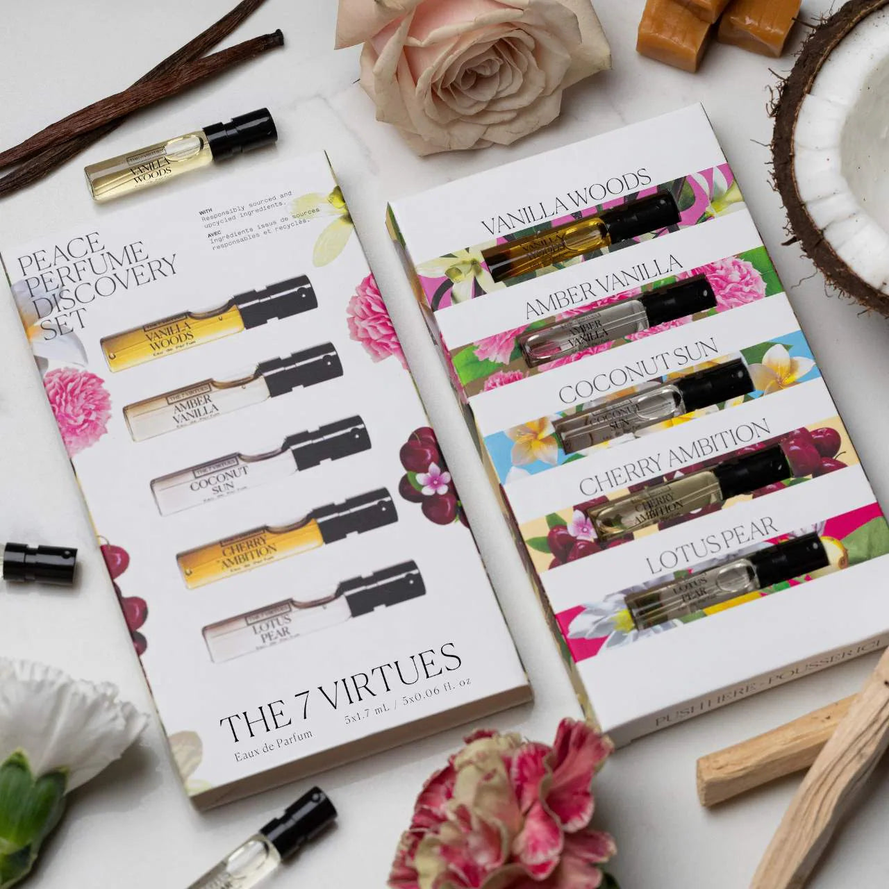 The 7 Virtues Peace Perfume Sampler Discovery Set *Pre Orden*