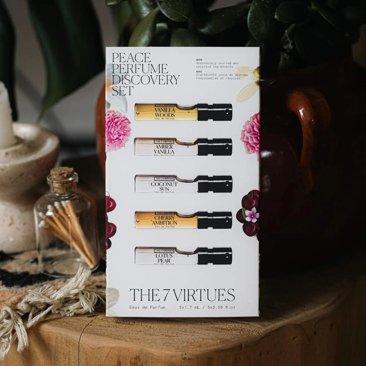 The 7 Virtues Peace Perfume Sampler Discovery Set *Pre Orden*