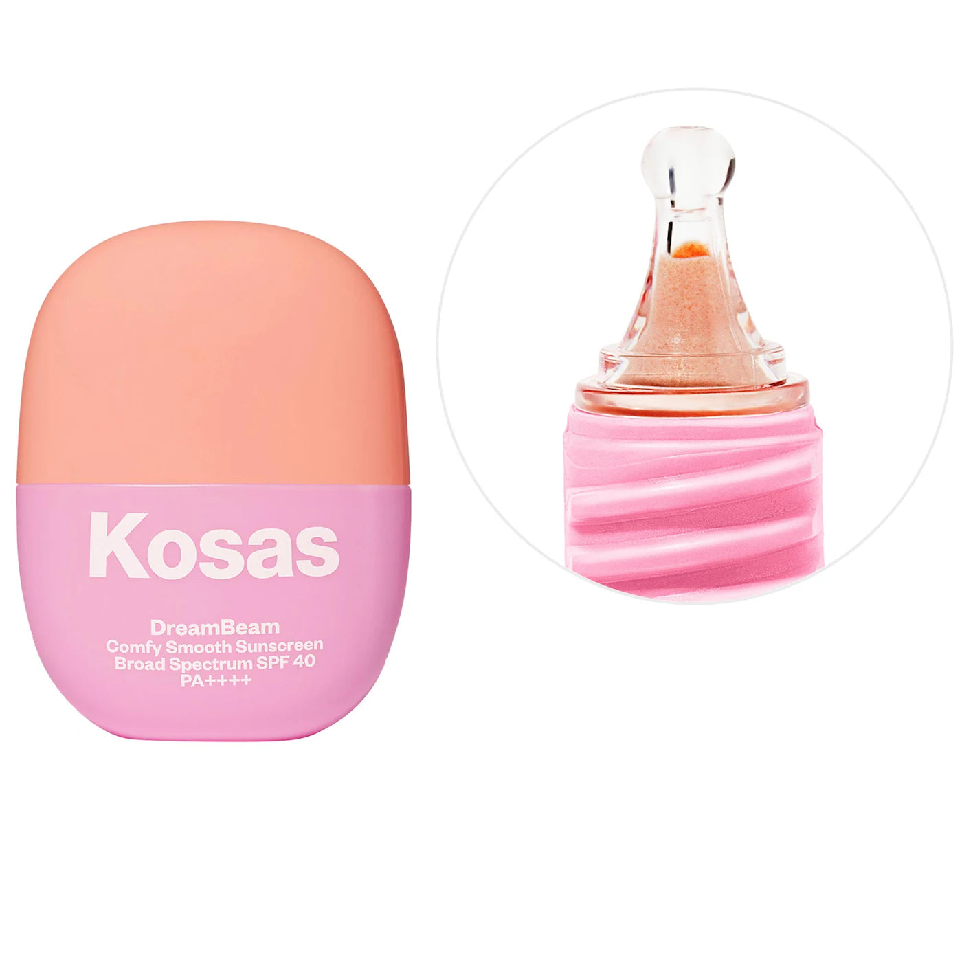 Kosas MINI DreamBeam Silicone-Free Mineral Sunscreen SPF 40 with Ceramides and Peptides *Pre-Orden*