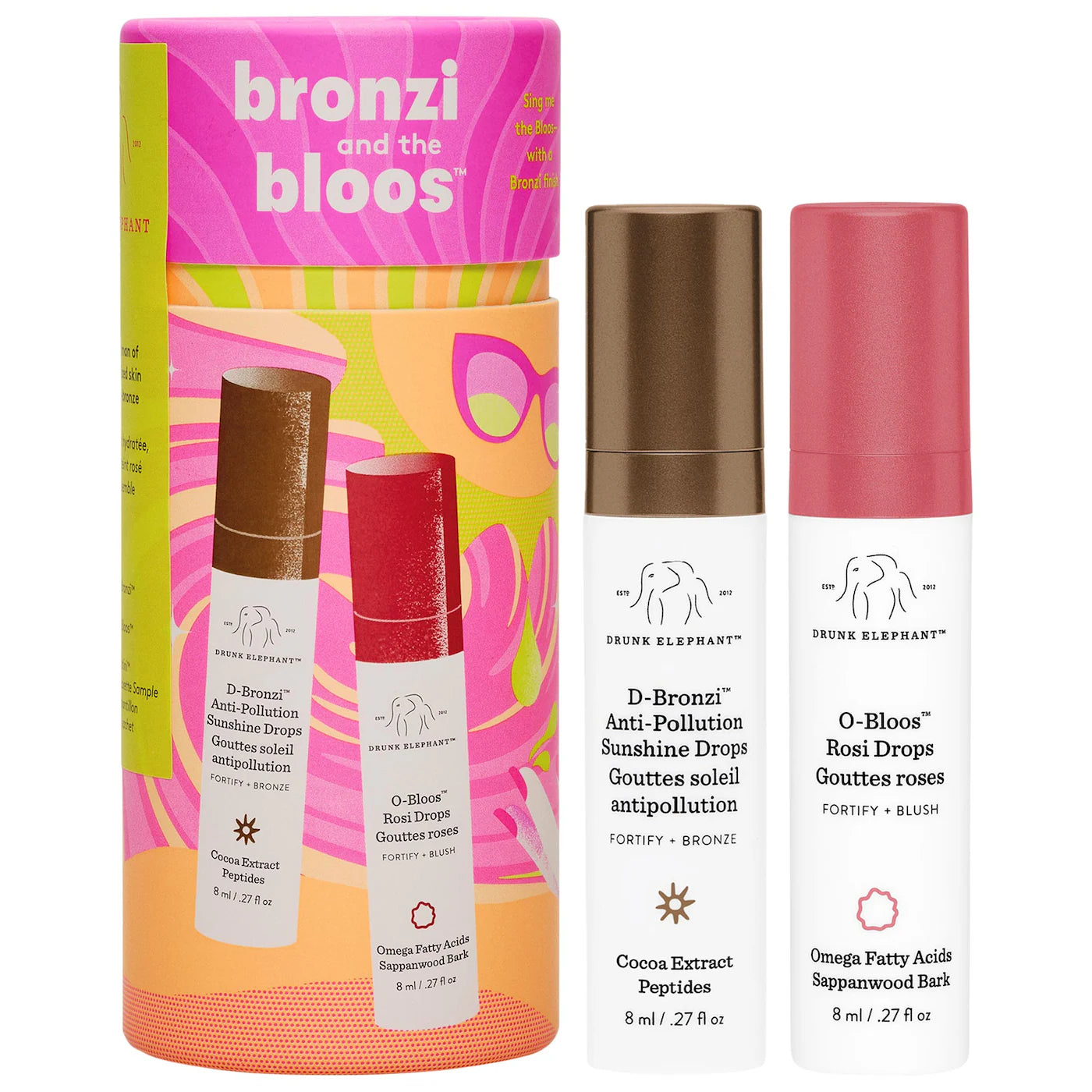 Drunk Elephant Bronzi and the Bloos Color Serum Duo *Pre-Prden*