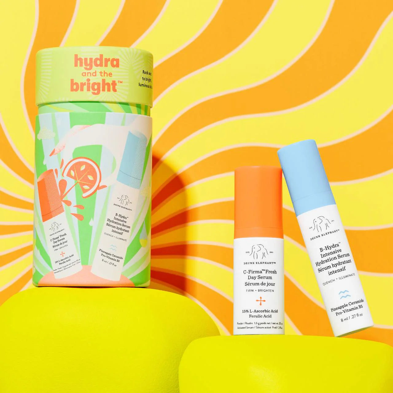 Drunk Elephant Hydra and the Bright™ Serum Duo *Pre-Prden*