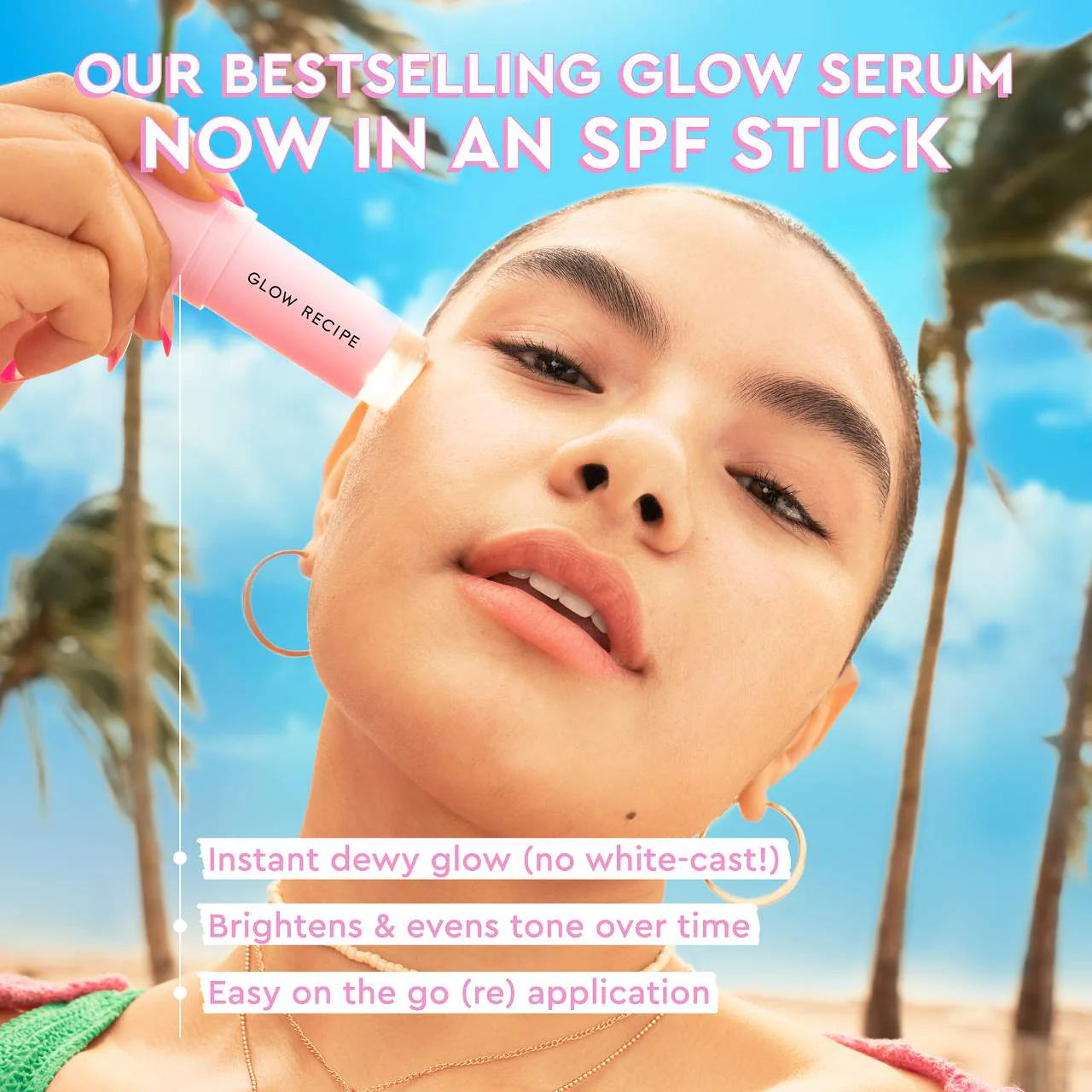 Glow Recipe Watermelon Glow Niacinamide Dew Balm Sunscreen Stick- SPF 45 *Pre-Orden*