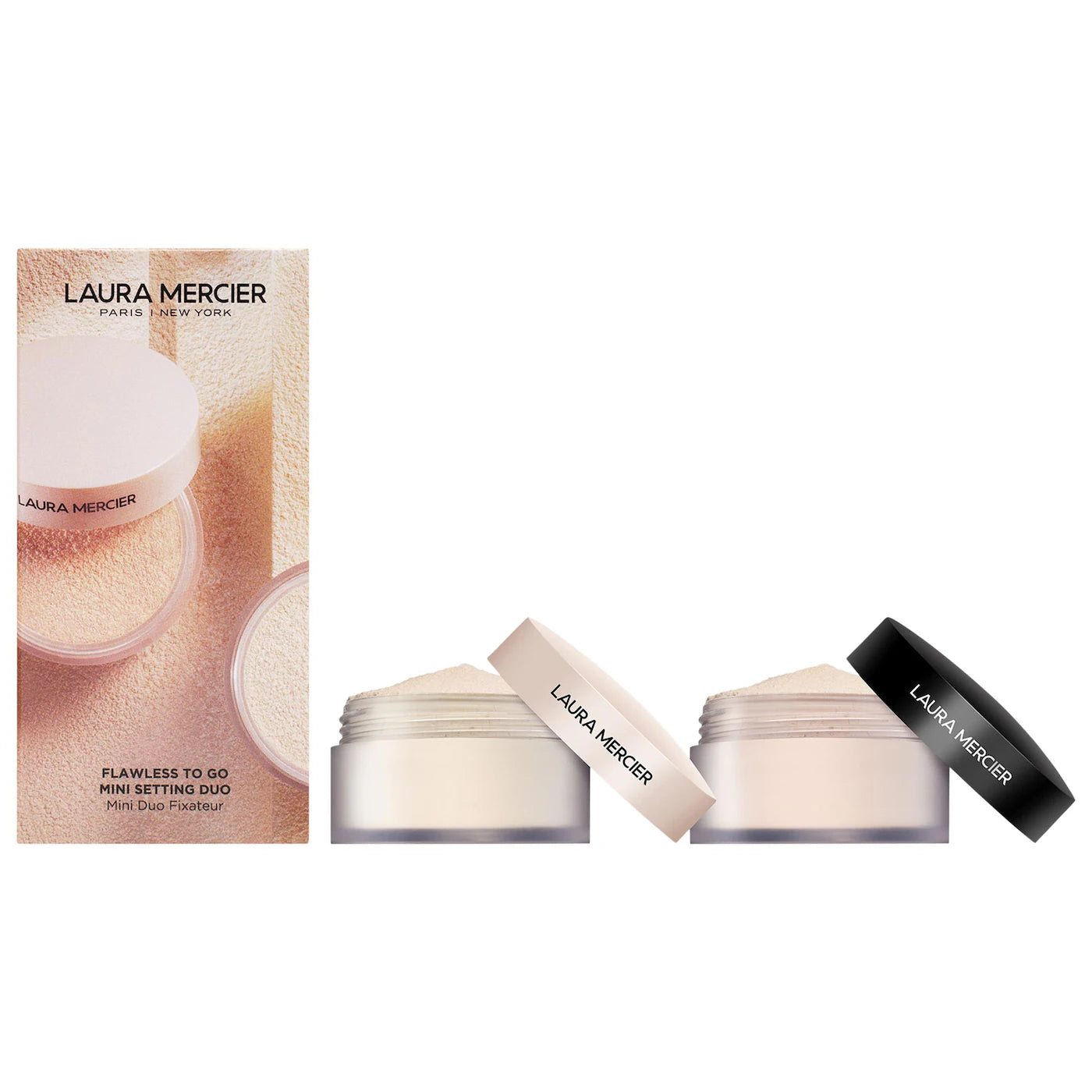 Laura Mercier Flawless To Go Mini Setting Powder Duo *Pre-Orden*