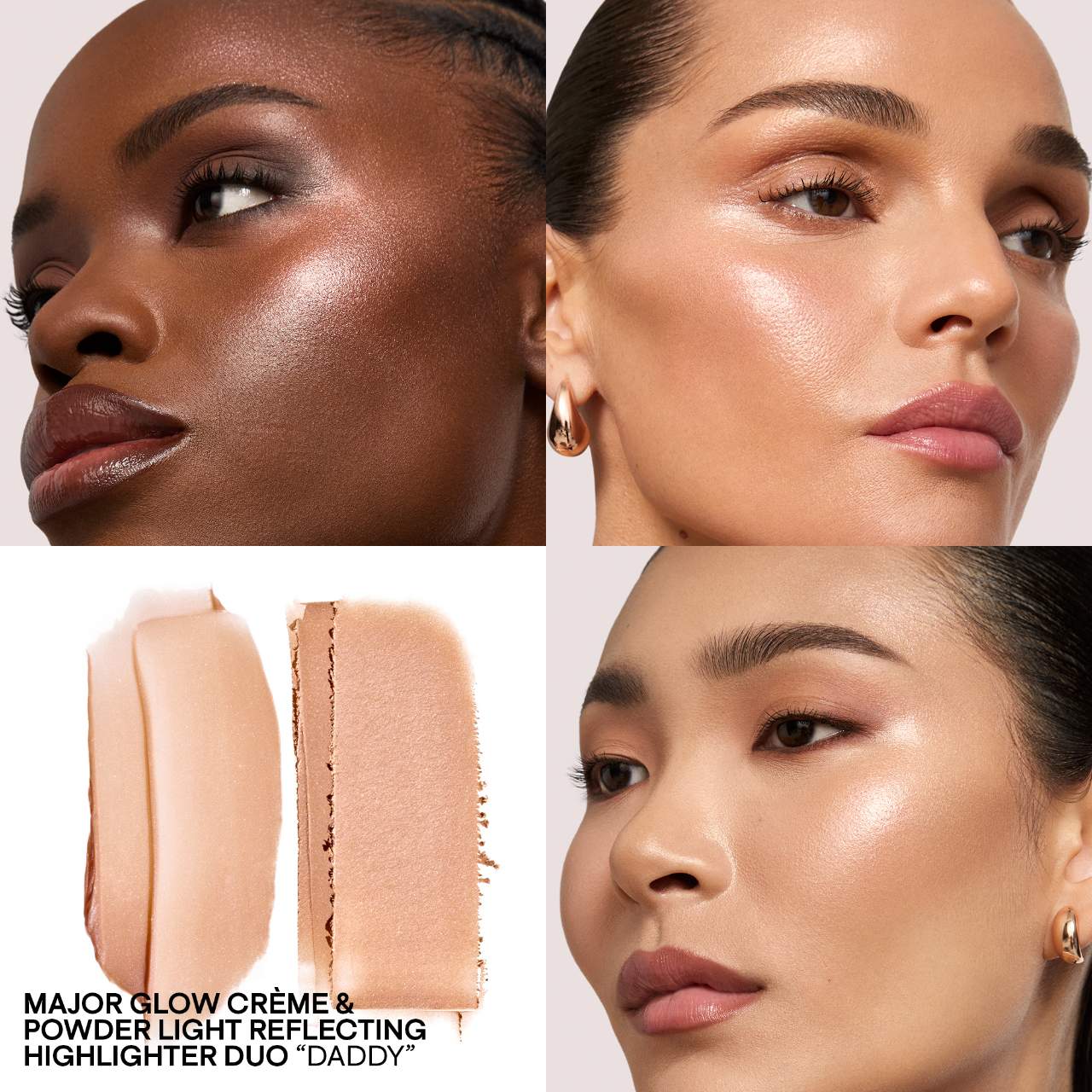 PATRICK TA Major Glow Crème & Powder Light Reflecting Translucent Highlighter Duo *Pre-Orden*