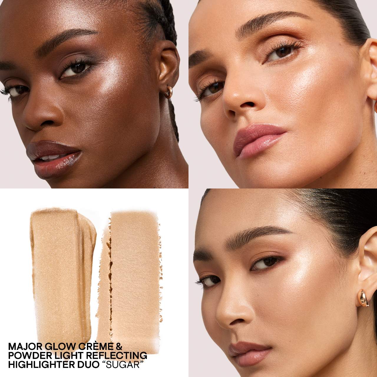 PATRICK TA Major Glow Crème & Powder Light Reflecting Translucent Highlighter Duo *Pre-Orden*