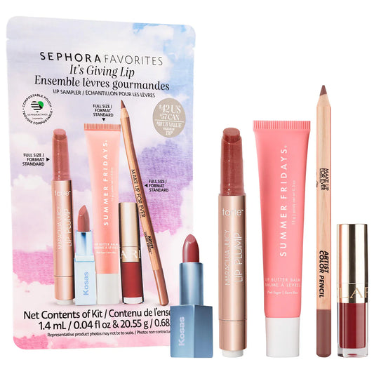 Sephora Favorites It's Giving Lip Value Set LIMITED EDITION *Pre-Orden*