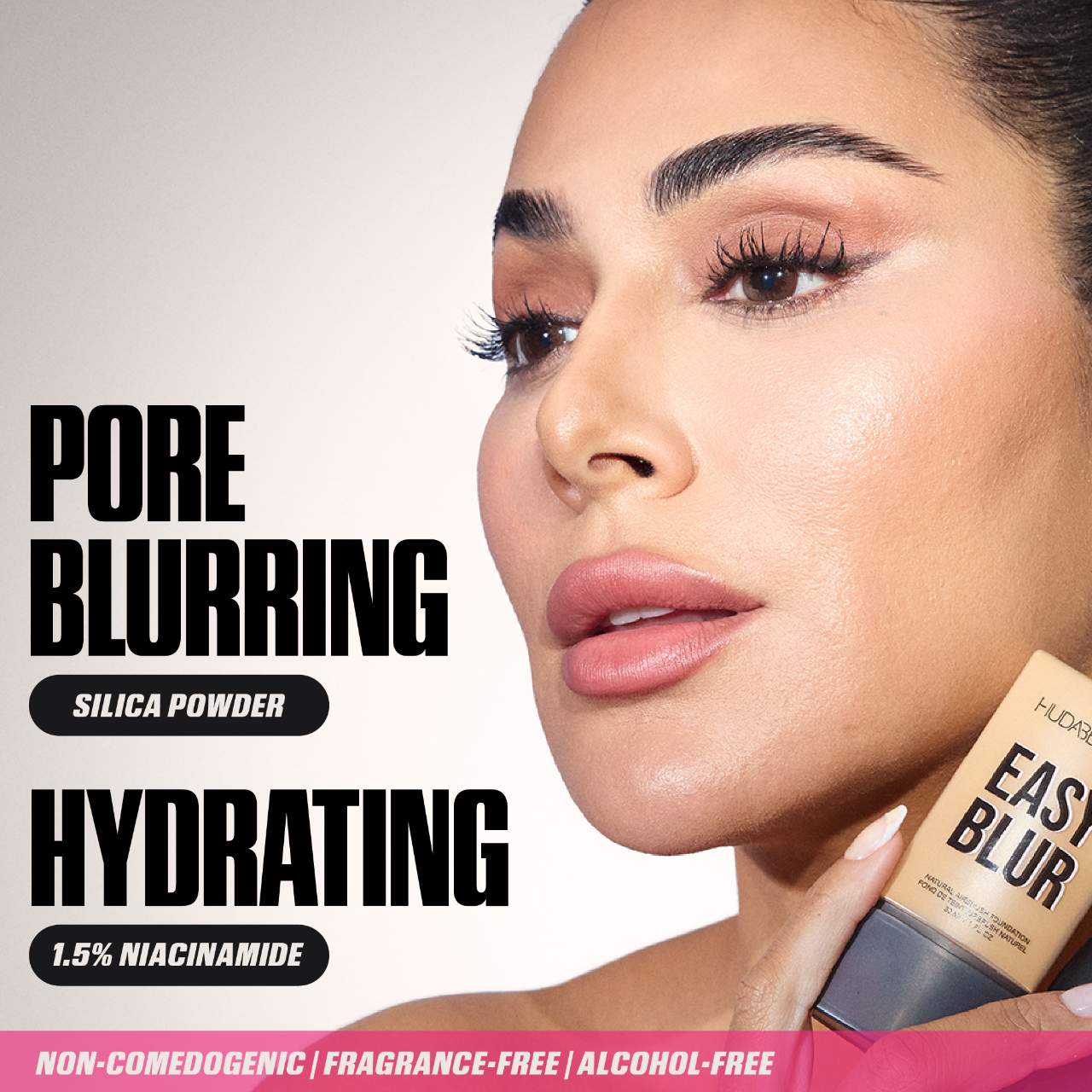 HUDA BEAUTY Easy Blur Natural Airbrush Foundation with Niacinamide *Pre-Orden*