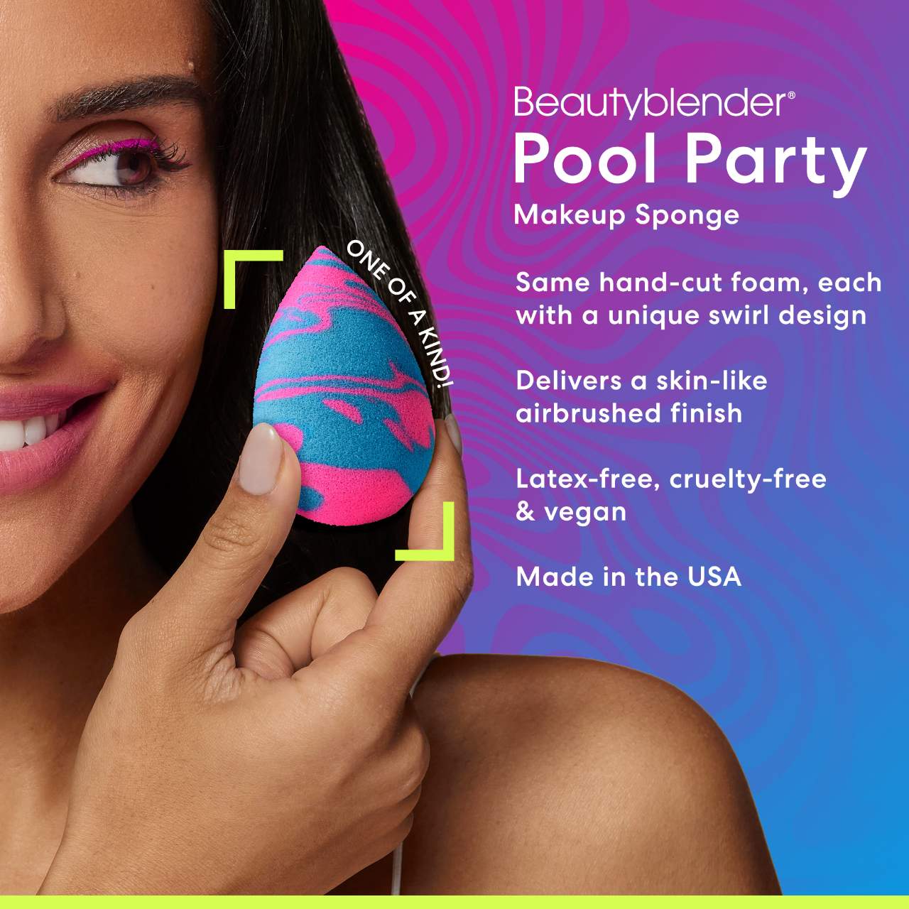 BEAUTYBLENDER® POOL PARTY Makeup Sponge *Pre-Orden*