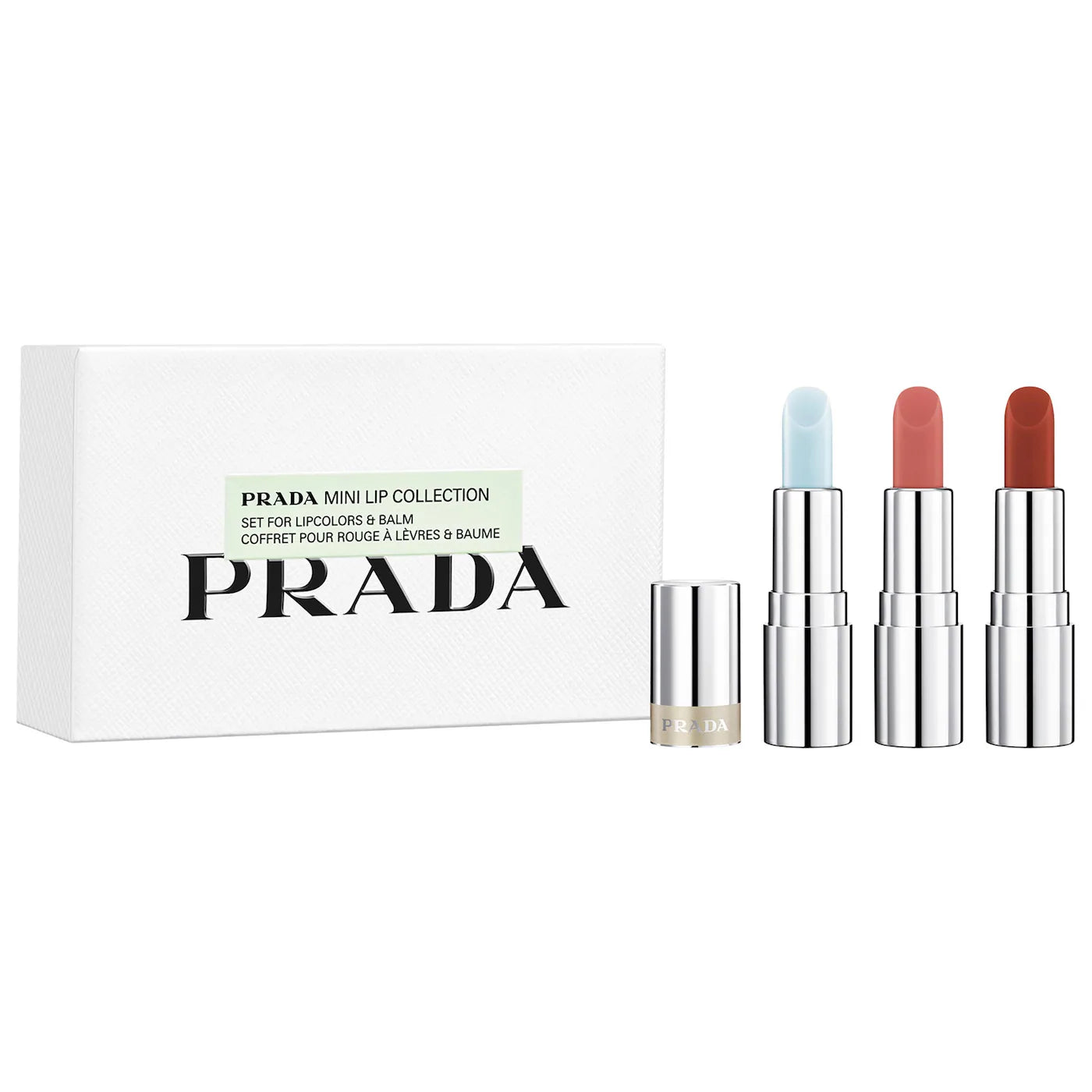 Prada Beauty Mini Moisturizing Lip Balm Set Limited Edition *Pre-Orden*