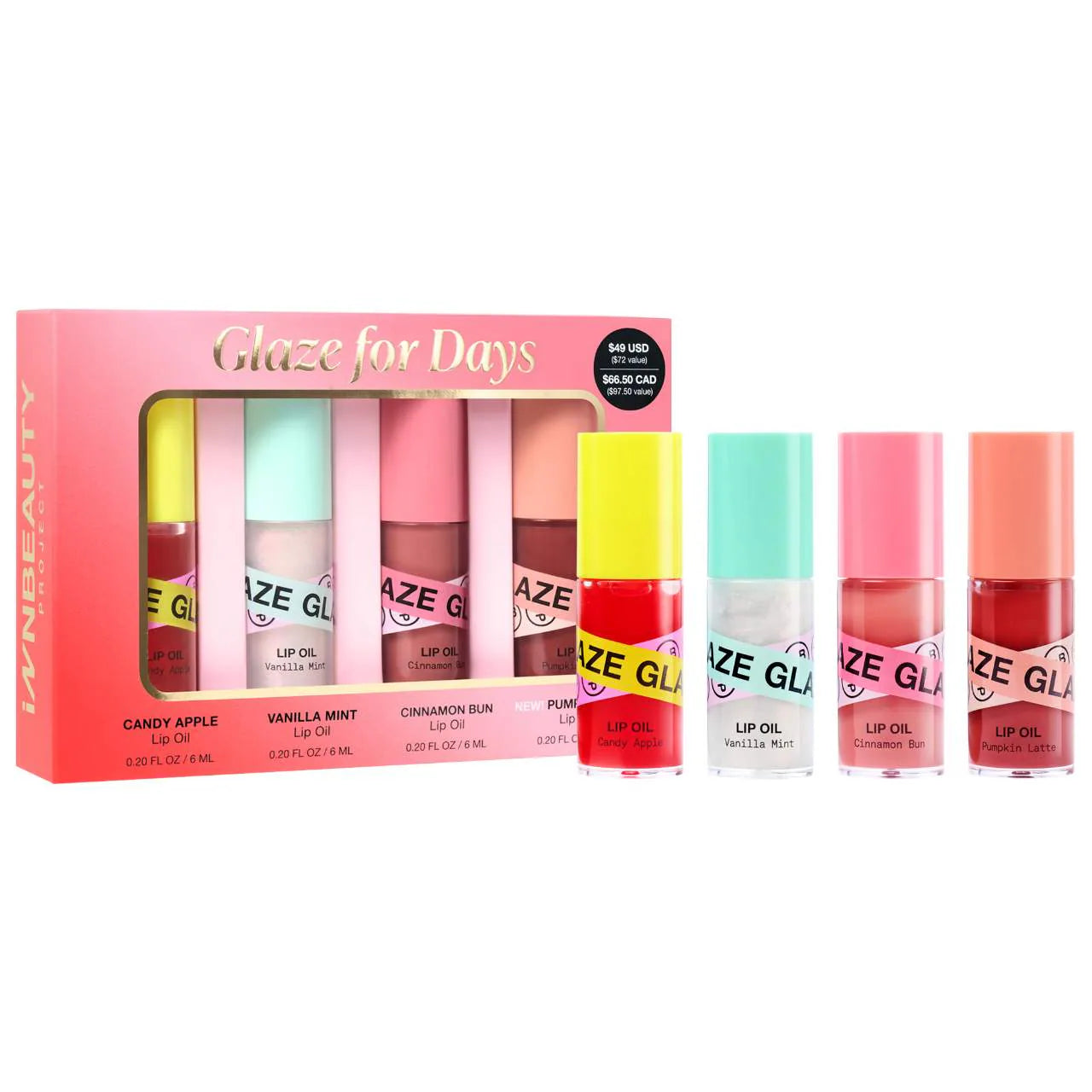 iNNBEAUTY PROJECT Glaze For Days Lip Oil Holiday Kit LIMITED EDITION *Pre-Orden*