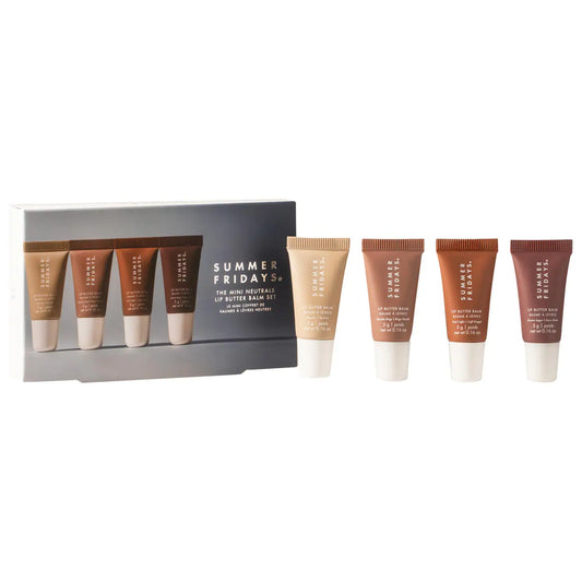 Summer Fridays The Mini Neutrals Lip Butter Balm Set Limited Edition *Pre-Orden*