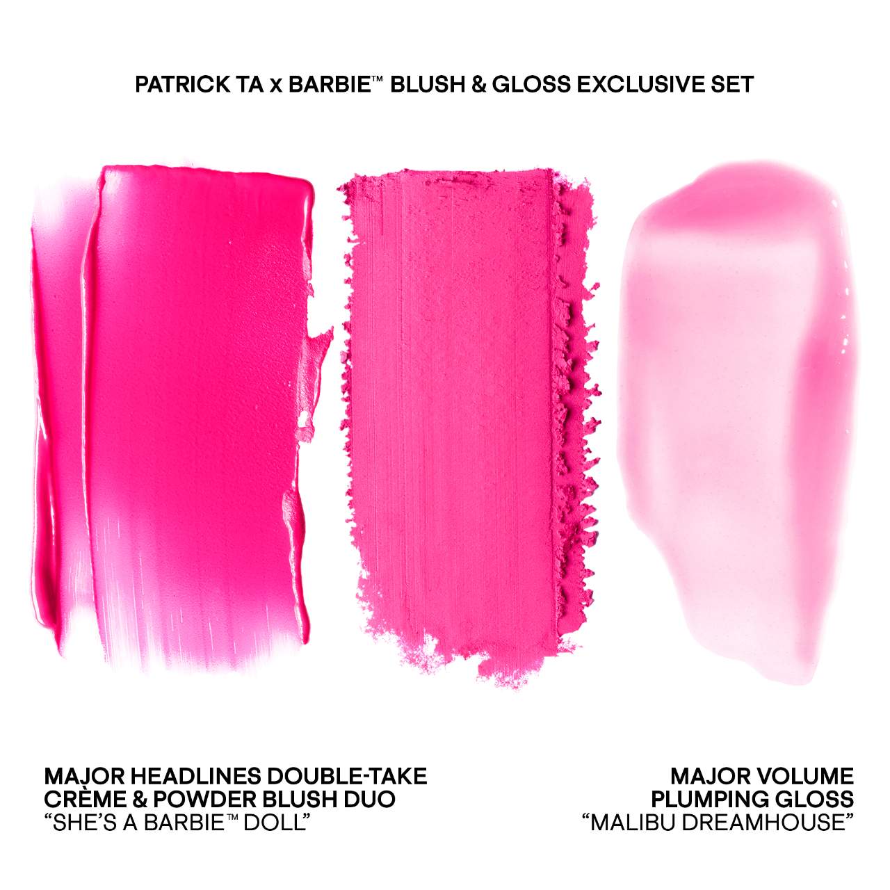 PATRICK TA x Barbie™ Blush Duo and Lip Plumper Set Limited Edition *Pre-Orden*