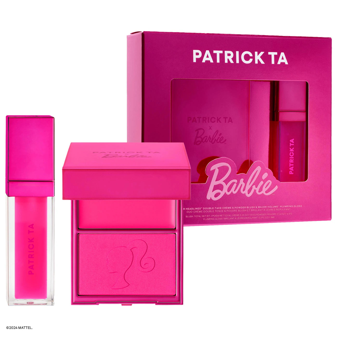 PATRICK TA x Barbie™ Blush Duo and Lip Plumper Set Limited Edition *Pre-Orden*