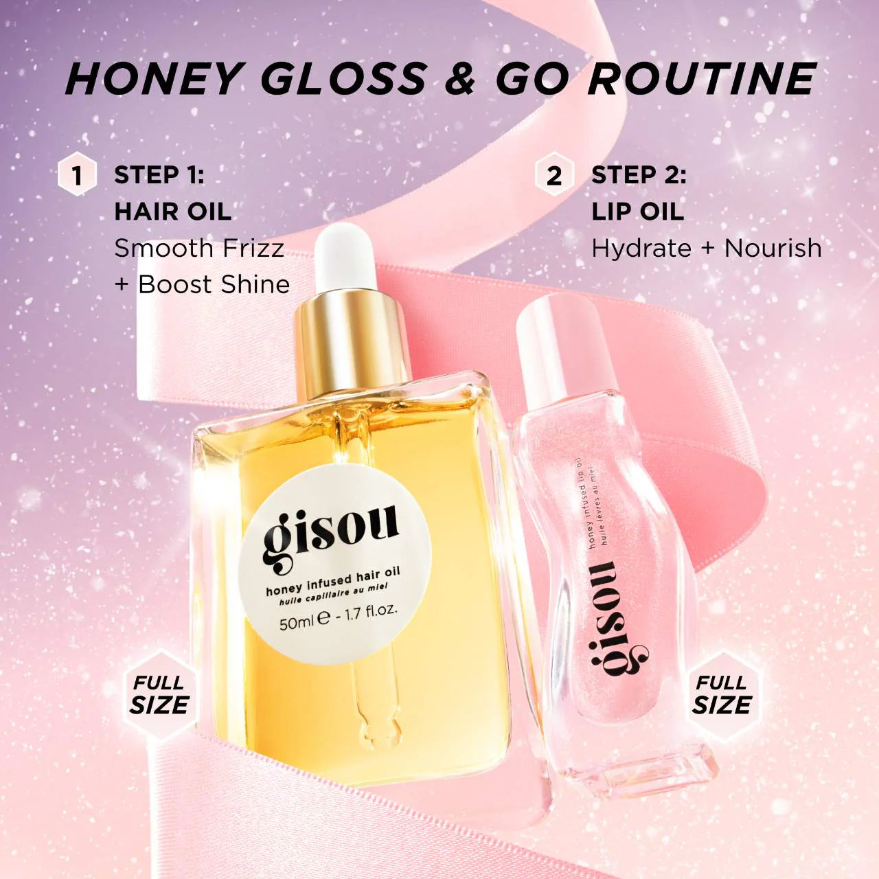 Gisou Honey Gloss & Go Duo Value Set LIMITED EDITION *Pre-Orden*