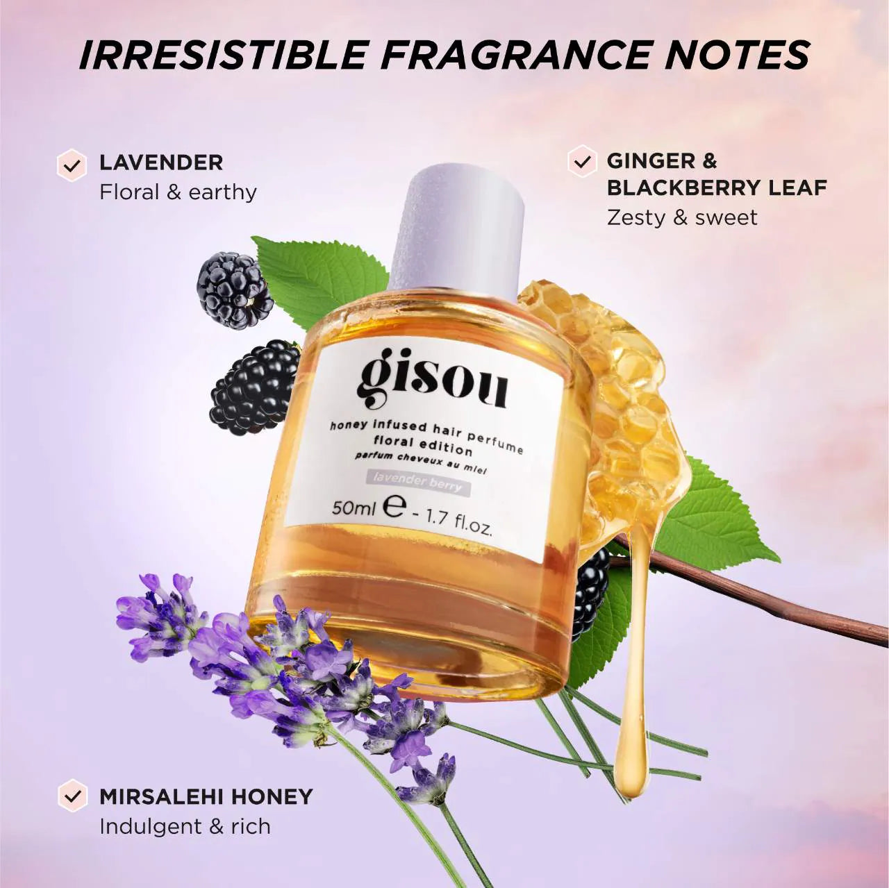 Gisou Honey Infused Lavender Berry Hair Perfume  *Pre-Orden*