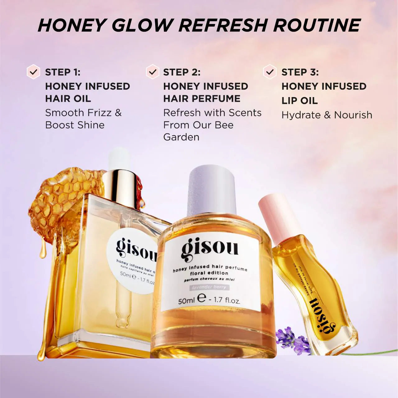 Gisou Honey Infused Lavender Berry Hair Perfume  *Pre-Orden*