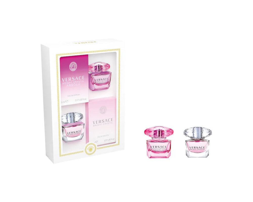 Versace Mini Bright Crystal and Bright Crystal Absolu Set *Pre-Orden*